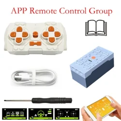 Bloc d'alimentation avec batterie au Lithium Bluetooth 2.4G, haute technologie, Module APP RC, blocs de construction, voitures, télécommande, Kit de réaménagement de moteur MOC