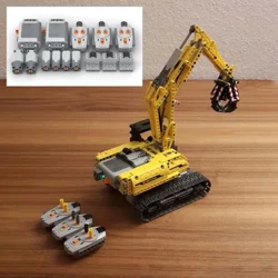 Model Brics Technegol NEWYDD 42006 Cloddiwr Fersiwn MOD Llawn Swyddogaethau Pŵer RC Gosod Blociau Adeiladu MOC Brics Teganau DIY Anrhegion Plant