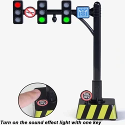 I-Traffic Light Building Blocks Imodeli Yesiginali ye-Electronics Ithoyizi Yomgwaqo Ukulingisa Isigcawu Somgwaqo Izingane Zokufundisa