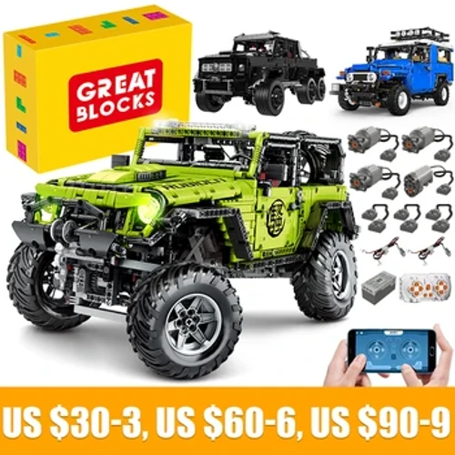 Tecnico Auto APP di Controllo Remoto J902 Moter Power Mattoni SUV Building Blocks Buggy Regalo Giocattoli Per I Ragazzi Set Moc Modelli di assemblaggio