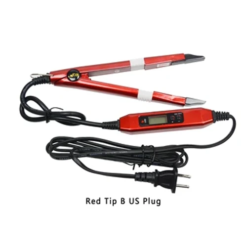 1 db Red Hair Extension Fusion Iron Connector Keratin Bonding Tools Állítható hőmérsékletű Fusion Heat csatlakozó