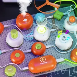Деца Цирцуит Блоцкс Научна играчка Електронско коло Едукативне играчке за децу Физичко васпитање Учење Монтесори играчка