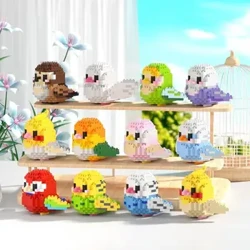 Ang Kawaii Cute Bird Maliit na Building Blocks ay nagtatakda ng mga laruang gusali ng pang -edukasyon para sa mga batang lalaki na batang lalaki na angkop para sa palamuti