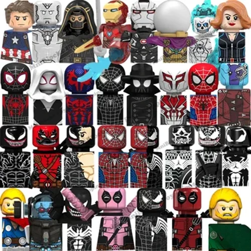 KT Blok 1004 1010 1016 1025 1026 1027 1028 1031 1038 Pahlawan Anime Batu Bata Mini Action Mainan Angka Merakit Blok Mainan Anak Hadiah