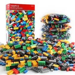 1000 de blocuri de construcție creative DIY set în vrac Blocuri de construcție clasice urbane Asamblate cadou de ziua de naștere jucării educaționale pentru copii