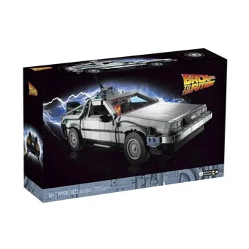 Kompatibel 10300 Back to the Future Time Machine DeLorean DMC-12 Bausteng Konstruktioun Auto Bricks Spillsaachen Fir Kaddoen