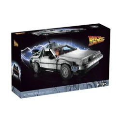 Kompatibilní 10300 Návrat do budoucnosti Stroj času DeLorean DMC-12 Stavební bloky Stavebnice Auto Cihly Hračky Na dárky