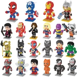 Disney Building Blocks Avengers Micro Diamond Small Particles Assembled Building Blocks Iron Man Spider Toy Направи си сам строителни блокове