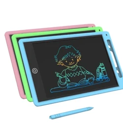 6,5/8,5/10/12 dyuymli LCD yozish plansheti chizmachilik taxtasi Graffiti Sketchpad Mgaic o'chiriladigan qo'lyozma yostig'i o'yinchoqlari Bolalar uchun sovg'alar