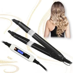 628 Nhiệt Tóc Kết Nối Nhiệt Độ Có Thể Điều Khiển Làm Nóng Sắt Nhiệt Keratin Làm Tóc Dụng Cụ Màn Hình LCD Hiển Thị Mini Sắt Fusion