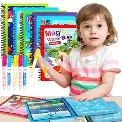 Montessori Jostailuak Margotzeko Liburu Berrerabilgarriak Ur Magikoa Margotzeko Liburua Liburu Magikoa Haurrentzako Zentzumen Ikaskuntza Goiz Hezkuntza Jostailuak