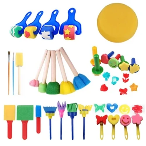 Djeca DIY grafiti spužva četkica set igračke za crtanje metla u obliku pečata spužva kist umjetnost kist prosvjetljenje puzzle poklon TMZ