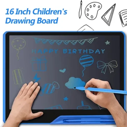 16Inch LCD na Mga Laruan ng Drawing Tablet ng mga Bata Para sa Mga Batang Babae Boys Electronic Doodle Writing Tablet Nagcha-charge ng Handwriting Pad Regalo ng mga Bata