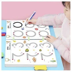 Trẻ em Montessori Đồ Chơi Vẽ Bút Điều Khiển Huấn Luyện Hình Màu Toán Trận Đấu Bộ Trò Chơi Tập Đi Học Tập Đồ Chơi Giáo Dục cho Trẻ Em