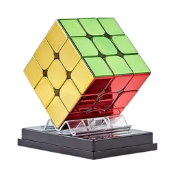 Proses Electroplatio Beiclon Bachgen Magnetig 3x3 Ciwb Hud Proffesiynol SpeedCube Ciwb Magico Pos Tegan i Blant Rhodd Plant