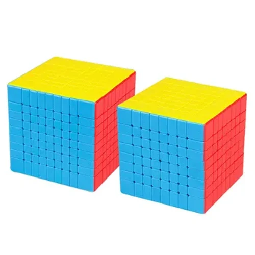 MOYU Speedcube Meilong Magic Cube Stickerless 4x4 5x5 6x6 7x7 8x8 Speed ​​Puzzle Cubes Legetøj Gave