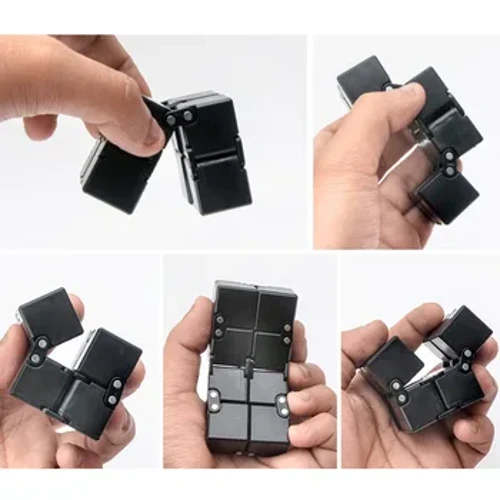 I-Magic Cube Unlimited Cube Decompression Fidget Toys Infinity Cube Artifact Decompression Toy Fingertip Adult Boring