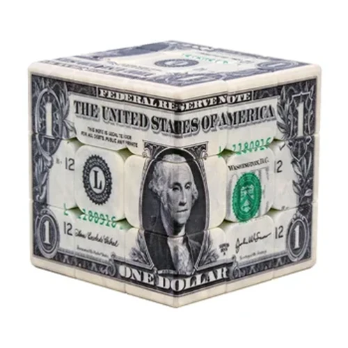 Creative Dollar Magic Cube Pattern Printing Professionell Pussel Speed ​​Cube Utbildning Barn Vuxen Presenter Leksaker