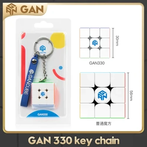 Ciúb Keychain GAN330 Puzal 3x3x3 Luas Draíocht De Velocidad 328 bréagán