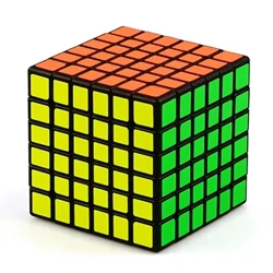 „Qiyi Magic Speedcube“ juodas lipdukas 6x6x6 7x7x7 kubas Magic 4x4 5x5 6x6 7x7 greičio galvosūkis mokomasis žaislas vaikams, 2 versija