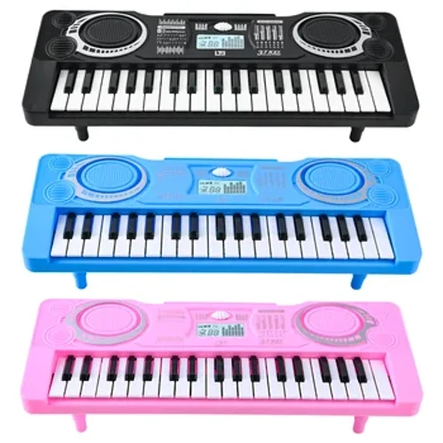 Nešiojama 37 klavišų skaitmeninė klaviatūra LED ekranas Skaitmeninis elektroninis fortepijonas, vaikų muzikos instrumentas, mokomasis žaislas vaikams