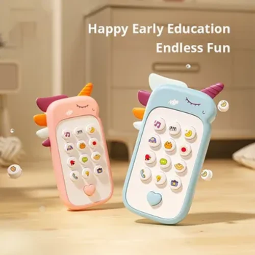 Baby Telephone Music Toy Sound Machine Mga Bata Sanggol Maagang Pang-edukasyon na Regalo sa Mobile Phone