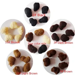 100PCS sili ona lelei o le nailoni hair net siva fetu fa'amanatu buns / laulu fa'aopoopo lalaga pulou upeti e leai se totogi.