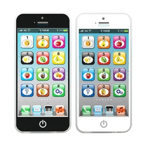 Nā keiki Simulation Phone Baby Musical Early Educational Toys English Learning Cellphone with Light Sound Mobile Vocal Toys