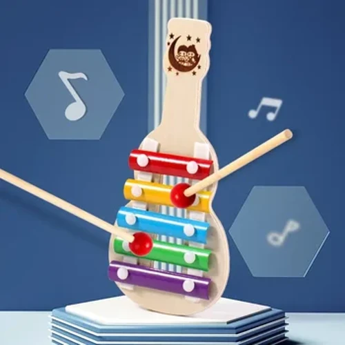 Montessori igračke za bebe Drveni ksilofon Igračke za muzički instrument za bebe Predškolske igračke za rano učenje za bebe 0 12 mjeseci