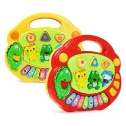 Trò chơi bàn phím đàn piano hoạt hình dành cho trẻ em với âm thanh động vật Nhạc nhẹ nhấp nháy Nhạc cụ cho bé Đồ chơi âm nhạc Đồ chơi giáo dục Quà tặng trẻ em