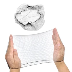 100 pcs/lot 21 "pouces confortable Invisible Durable élastique léger nid d'abeille en Nylon filet à cheveux pour le Service alimentaire, chignon de ballet,