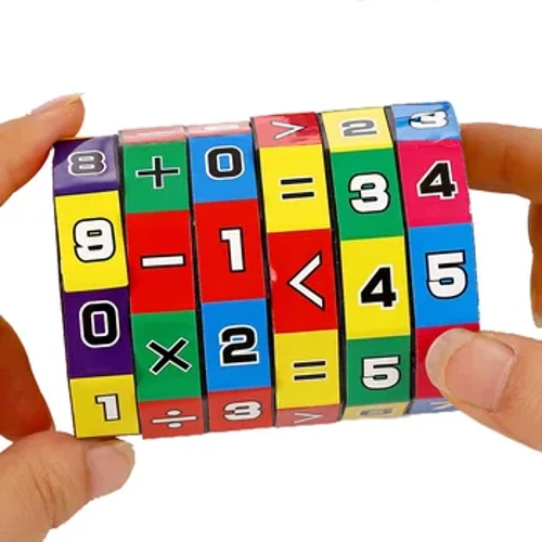 Montessori Magic Cylinder Mathematics Numbers Cube Arithmetic Toy Kids Math Counting Game Palaisipan para sa Mga Bata Edukasyon Pag-aaral