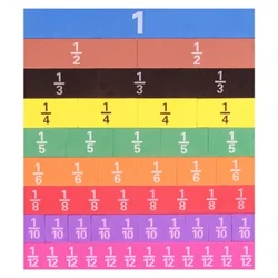 Frações Ferramenta de Ensino de Matemática EVA Forma Redonda Instrumento Crianças Montessori Educação Infantil Desenvolvimento de Matemática Escola STEM Toy presentes