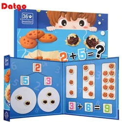 Kids Math Arithmetic Magnetic Digital Decomposition Arithmetic Montessori Games Para sa Baby Early Learning Education Mga Laruan ng Bata