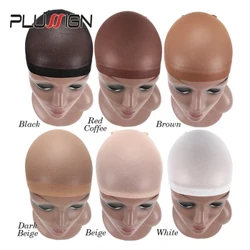 Fa'ato'a pito pito i luga Wig pulou lauulu 'upega mo lalaga 2pcs lauulu lauulu' upega Uuliuli enaena fa'aloaloa Mesh Wig pulou mo le faia o Wig lapopoa fua.