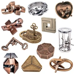 Klasični IQ Metal Brain Magic Zbunjujuće Puzzle Igra Igračke za djecu Odrasle Smiješni darovi