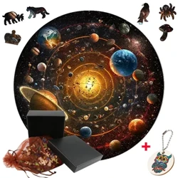Mysterious Wooden Universe Jigsaw Puzzle DIY Ξύλινα παζλ για ενήλικα παιδιά Εκπαιδευτικό παιχνίδι Αποσυμπίεση Δώρα γενεθλίων
