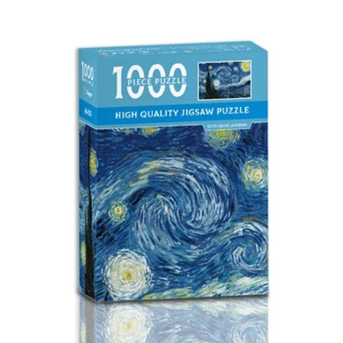 MaxRenard Mini Jigsaw Puzzle 1000 Pieces mo Tagata Matutua Van Gogh Le Po Fetu Pepa Siosiomaga Meaalofa Meaalofa Meataalo