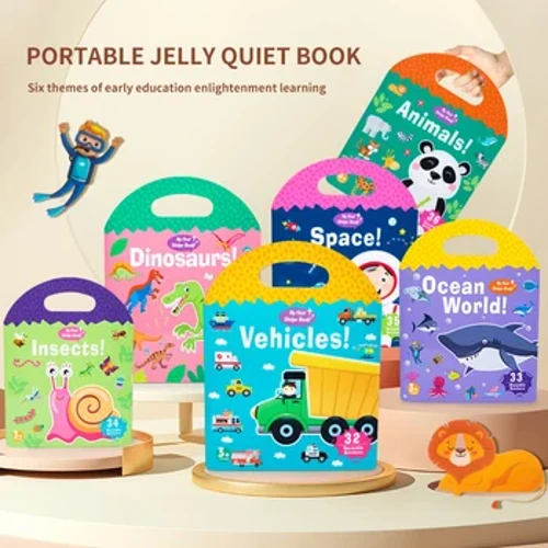Книжка с играчки Montessori Quiet Early Educational Toy For Toddler Preschool Activity Busy Board Animal Numbers Matching Puzzle Game