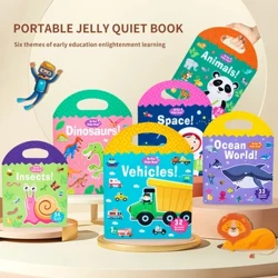 Knjiga igračaka Montessori Quiet Early Educational Toy For Toddler Preschool Activity Busy Board Animal Numbers Matching Puzzle Game