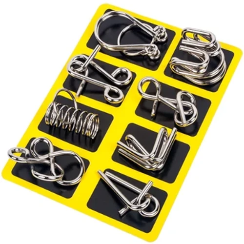 8PCS/SET SET METAL METALSESTOR METALSORI WRETT IQ IQ Cumas Loighciúil Oiliúint Bréagán Faoiseamh Strus do Leanaí Daoine Fásta Bréagán Oideachais