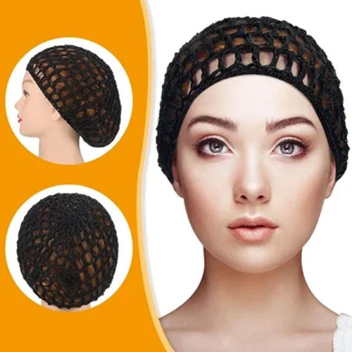 1-3Pcs Katun Hitam Wig Topi untuk Wig Tenun Topi Mesh Dasar Mesin Dibuat dengan Tali Adjustable Rambut Jaring untuk Tidur