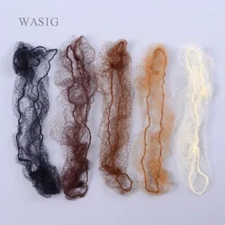 Filets à cheveux en Nylon invisibles, 50 pièces, commande d'échantillon, cinq couleurs, lignes élastiques douces