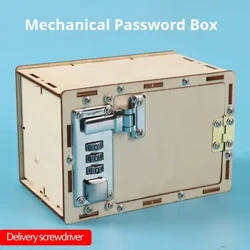 DIY Kind Handleiding Machine Code Box Wetenschap Experimenteel Kindergeld Geld Financieel Speelgoed