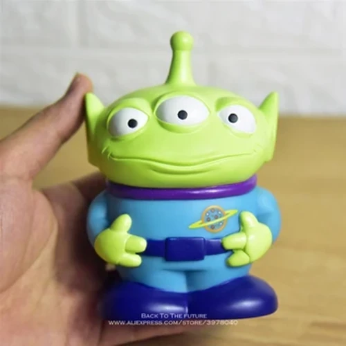 Disney Oyuncak Hikayesi 4 Yeşil Uzaylılar Kumbara 12.5 cm Aksiyon Figürü Anime Dekorasyon Koleksiyonu Heykelcik Oyuncak Modeli Çocuklar Için Hediye