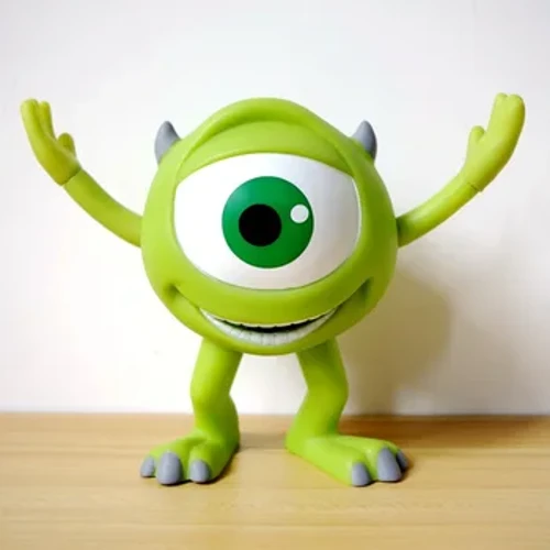 Disney Monsters University 15 cm Mike Wazowski Mr Q Pengapott Spargris PVC Action Figur Modell Leksaker Collection Doll