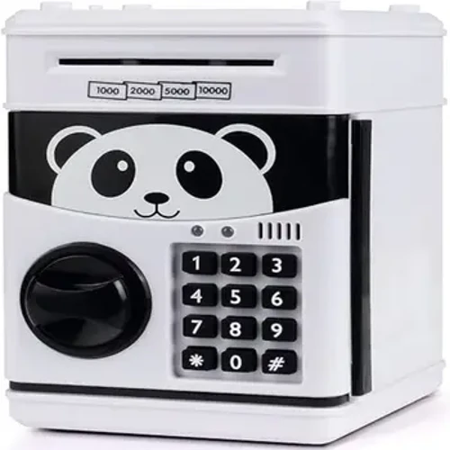 Banc Piggy i Blant Cyfrinair Electronig Banc Piggy Plant Banc Diogel Panda Unicorn Cartwn Mini ATM Tegan Banc i Fechgyn a Merched