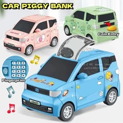 Intelligence Cash Box Piggy Bank Money Car ATM ATM ATM για παιδιά Ψηφιακά νομίσματα Cash Mini Save Safe Deport Παιχνίδι Παιχνίδι Παιχνίδι Δώρο