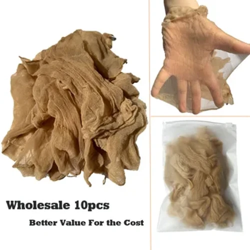 10-100pcs Hd ileorde-txapelak galtzerdi-txapel ultra meheak ileorde-txapela ile-sarea ehuntzeko nylonezko sare elastikoa ileorde-txapela Hd ileorde-txapelak ileordeetarako