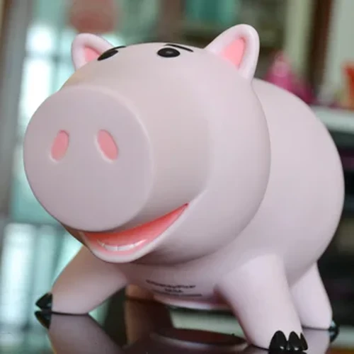 Disney multfilm o'yinchoq hikoyasi Kawaii cho'chqachilik banki Hamm cho'chqa tanga qutisi animatsion figuralari to'plamli dekoratsiya bolalar uchun tug'ilgan kun sovg'alari do'stlar